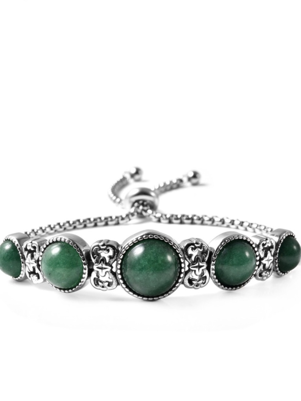 Green Aventurine Bolo Bracelet